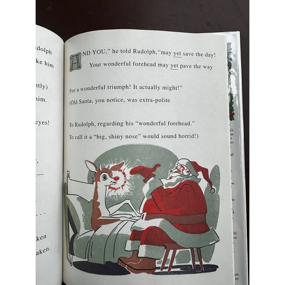 Rudolph the Red-Nosed Reindeer Robert L. May Hardcover Facsimile Edition Classic